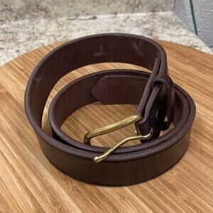 Boston Leather 34 brown belt